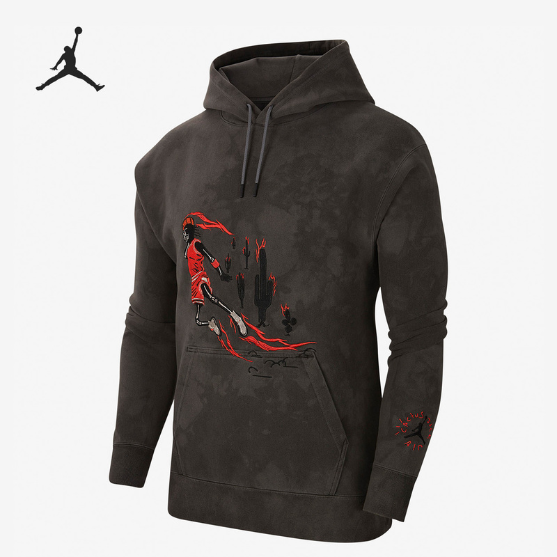 Nike Official Authentic Jordan X Travis Scott Collaboration Men's Sweatshirt Cn3422-068 Nike Official Authentic Jordan X Travis Scott Collaboration Men's Sweatshirt Cn3422-068