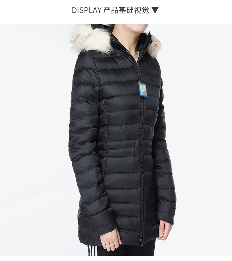 Adidas / Adidas JACKET MID SLIM JACKET Áo khoác thể thao giản dị nữ CE2356 - Thể thao xuống áo khoác áo phao ấm