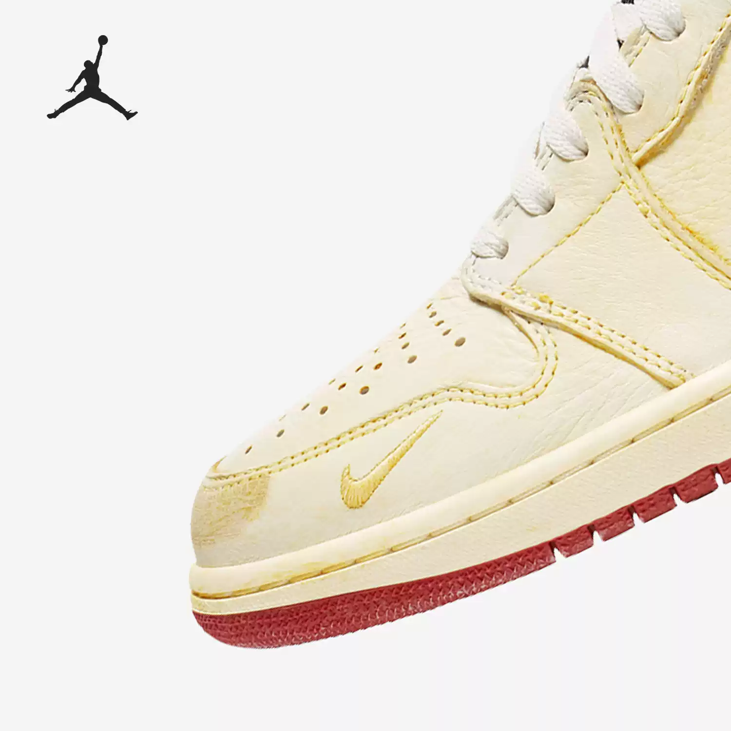 Nike/Nike official authentic Jordan 1 AJ1 men's high-top sports shoes BV1803-106