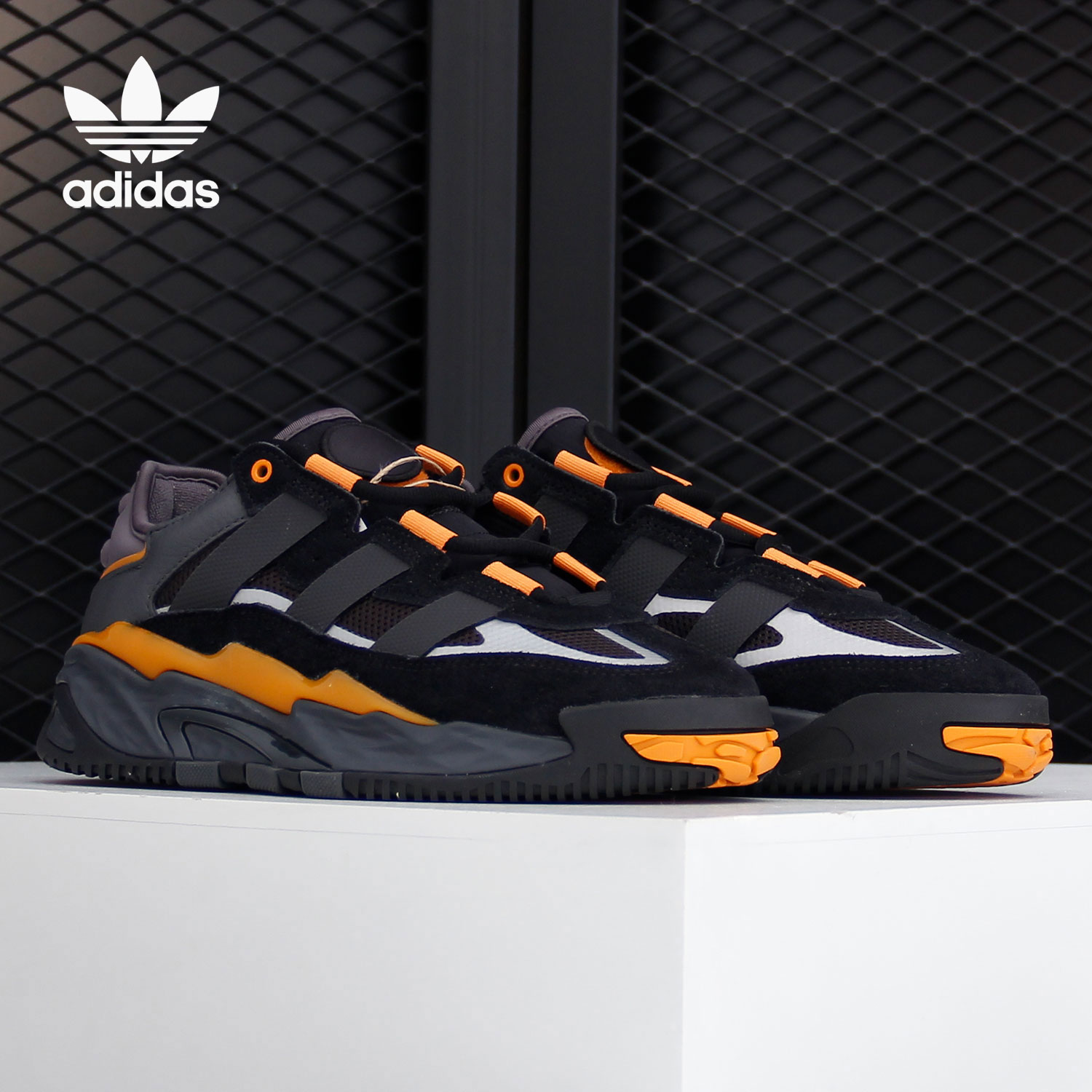 Adidas/阿迪达斯正品三叶草NITEBALL 男女经典休闲运动鞋FW2478