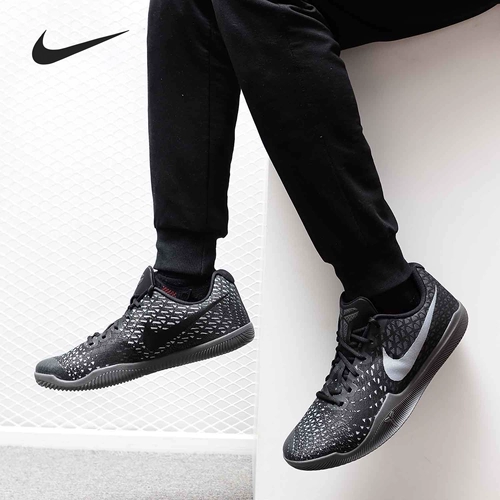 Баскетбольные кроссовки Nike Kobe Mentality 3 серии Mamba Mentality с низким верхом, износостойкие, амортизирующие, подходят для деревянных полов в помещении.
