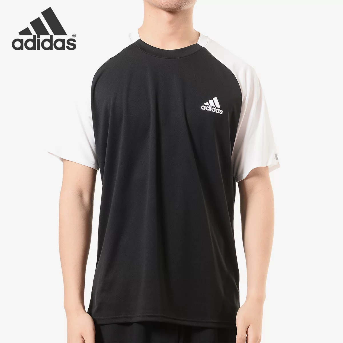 Дышащая теннисная футболка с коротким рукавом Adidas/Adidas, официальный товар, свободный крой