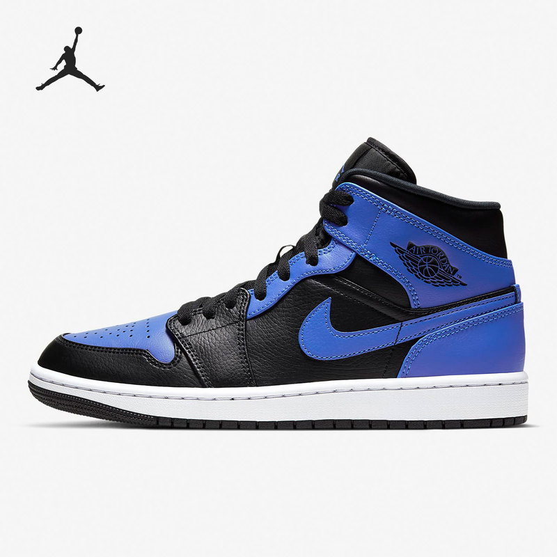 Nike Authentic Air Jordan 1 Mid Aj1 Men's Classic Sneakers 554724-077