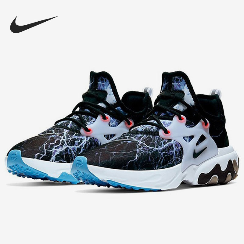 Nike Official Authentic React Presto Men's Sports Cushioning Running Shoes Av2605-006