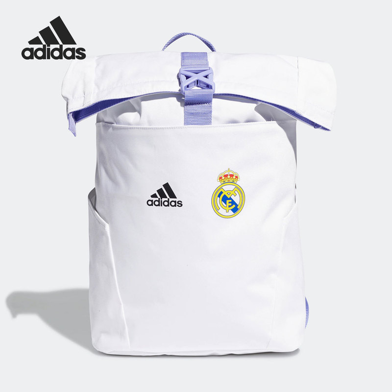 Adidas/Adidas Official Authentic New Men's and Women's Real Madrid Football Sports Backpack H59679 Adidas/Adidas Official Authentic New Men's and Women's Real Madrid Football Sports Backpack H59679