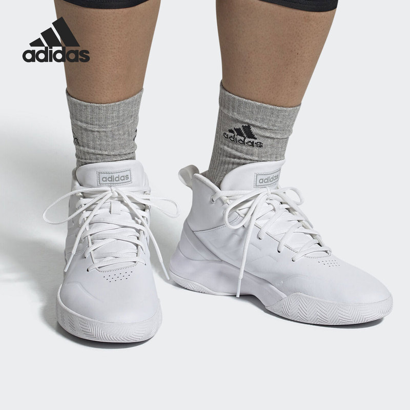 Adidas/Adidas Genuine Ownthegame Men's High-Top Wear-Resistant Anti-Slip Basketball Shoes Ee9639 Adidas/Adidas Genuine Ownthegame Men's High-Top Wear-Resistant Anti-Slip Basketball Shoes Ee9639