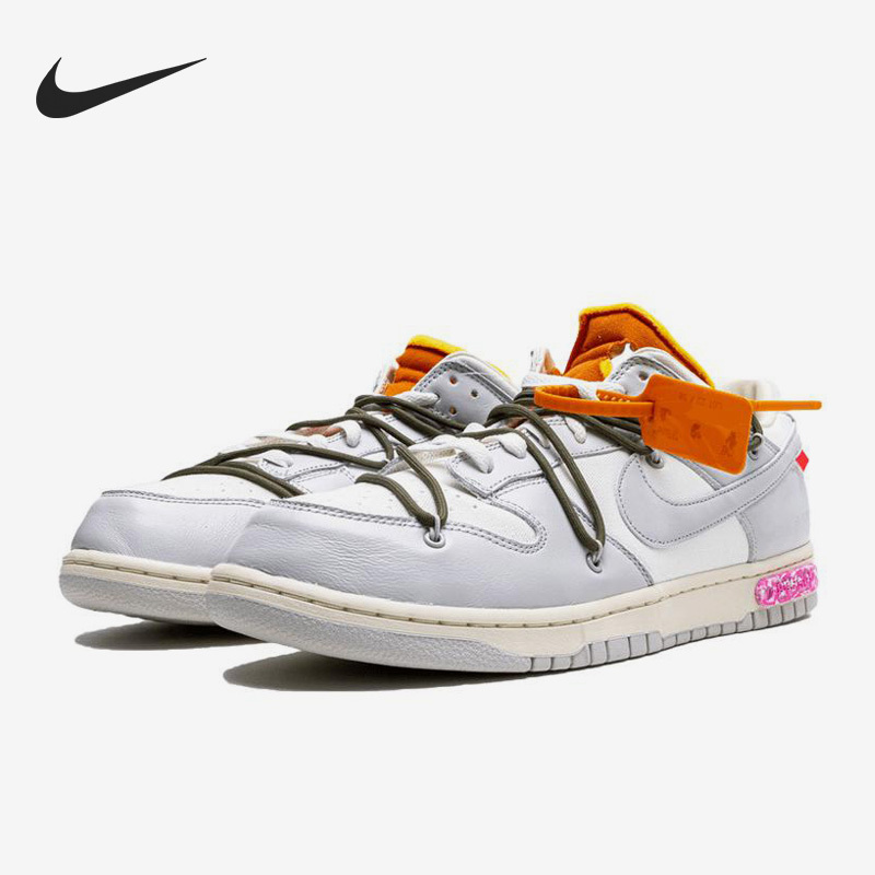 Nike Official Authentic Dunk Low Xoff-White Women's Sports Casual Shoes Dm1602-124 Nike Official Authentic Dunk Low Xoff-White Women's Sports Casual Shoes Dm1602-124