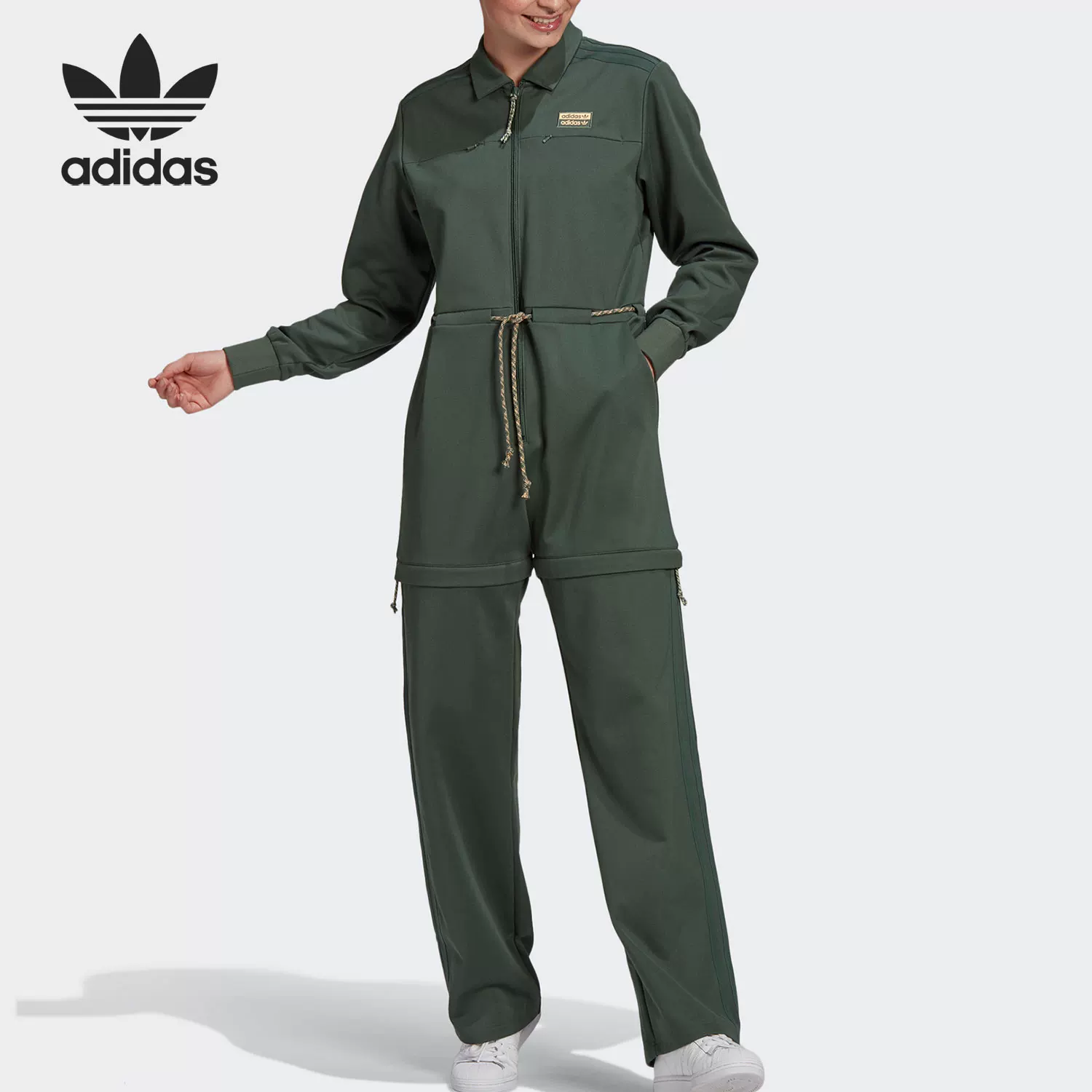 Женский спортивный комбинезон Adidas/ Genuine Sanya New JUMPSUIT, спортивная одежда GN4229