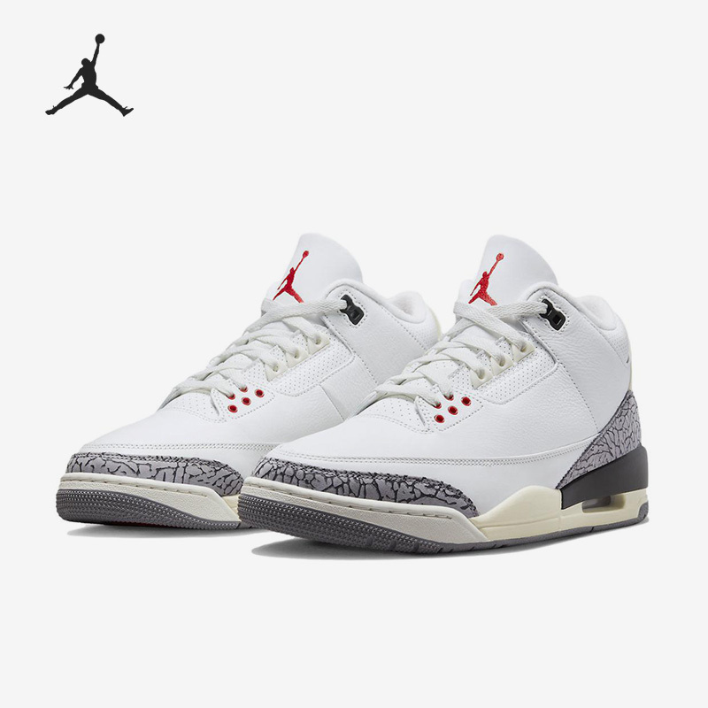 Nike Official Authentic Air Jordan 3 Retro Men's Retro Basketball Shoes Dn3707-100