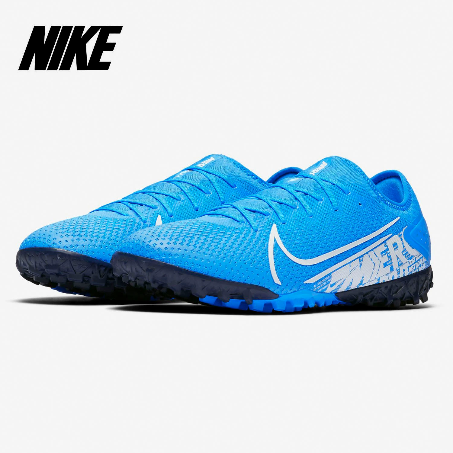 Giày cao cổ Nike / Nike chính hãng cao cấp bị hỏng thi đấu thể thao đào tạo giày bóng đá nam AT8004-414 - Giày bóng đá