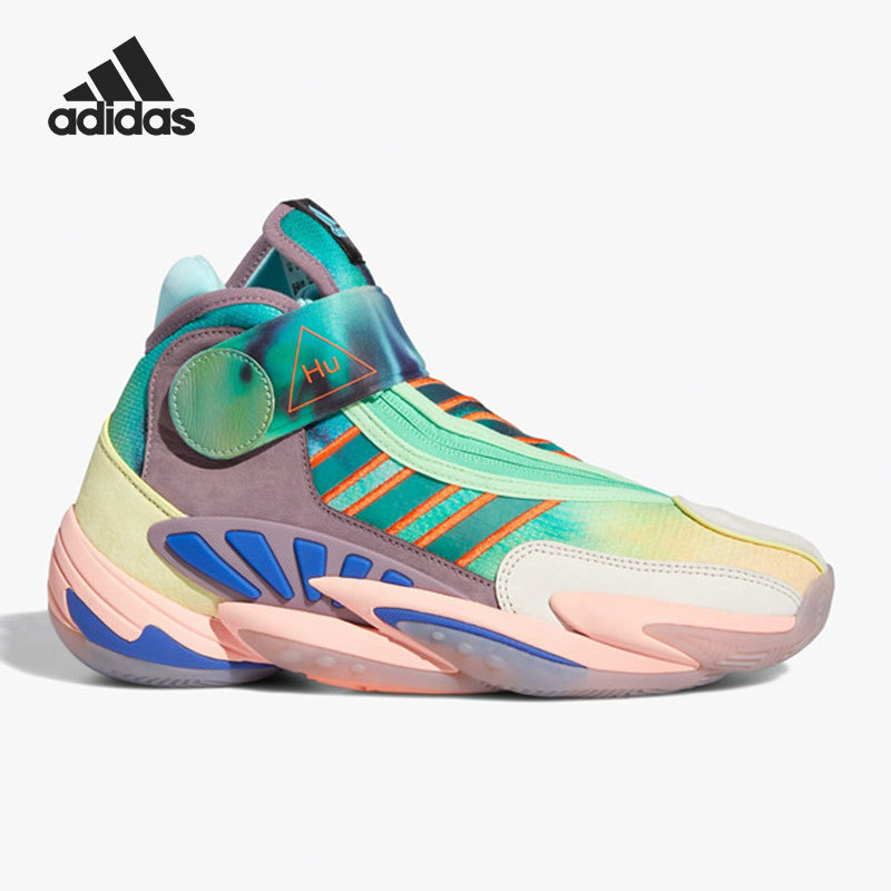 Adidas/Adidas Genuine Seasonal Collaboration with Pharrell Williams Men's High-Top Sports Cushioning Basketball Shoes Fv7333