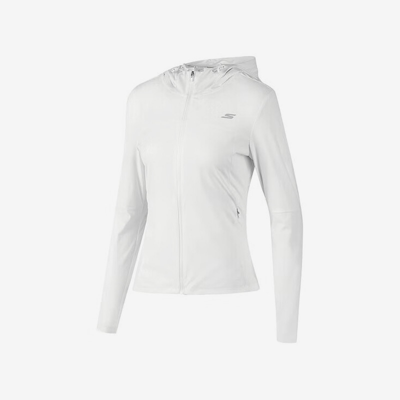 Skechers/Skecher's Genuine Hooded Women's Fashionable Simple Sports Casual Zipper Jacket