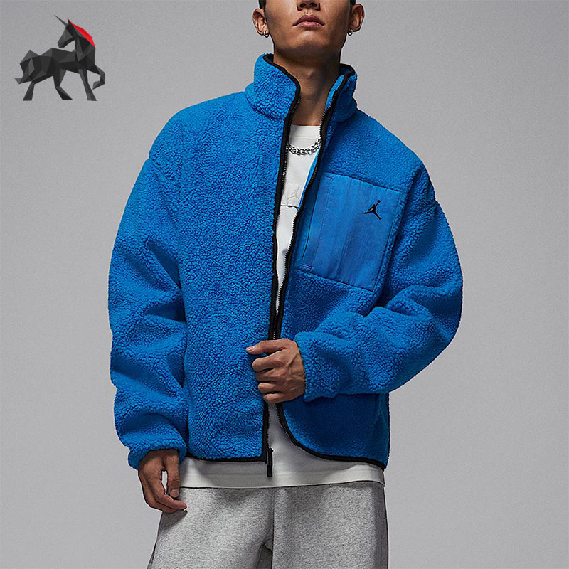Nike/Nike Genuine Jordan Men's Casual Stand-Up Collar Durable Loose Embroidered Jacket Hv0779-406 Nike/Nike Genuine Jordan Men's Casual Stand-Up Collar Durable Loose Embroidered Jacket Hv0779-406