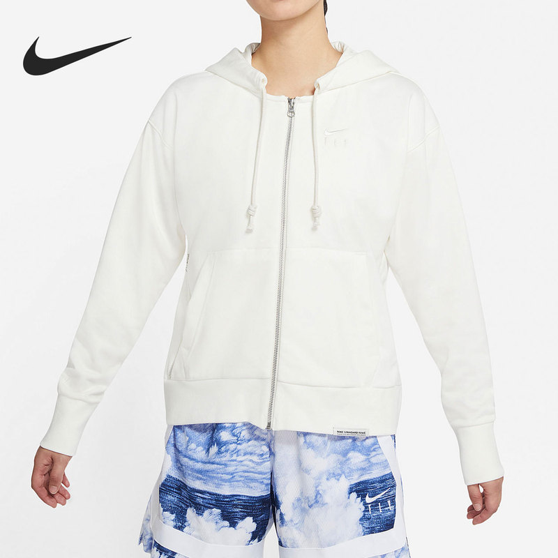 Nike Genuine Seasonal New Women's Full-Length Zip-Up Basketball Hoodie Jacket Cu3794