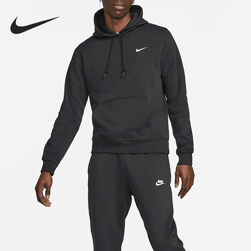 Nike/Nike Genuine Clubhoody-Swoosh-Nfs Men's Hooded Casual Jacket 916271-010 Nike/Nike Genuine Clubhoody-Swoosh-Nfs Men's Hooded Casual Jacket 916271-010