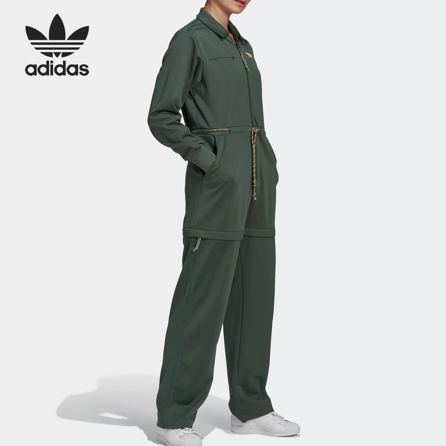 Женский спортивный комбинезон Adidas/ Genuine Sanya New JUMPSUIT, спортивная одежда GN4229