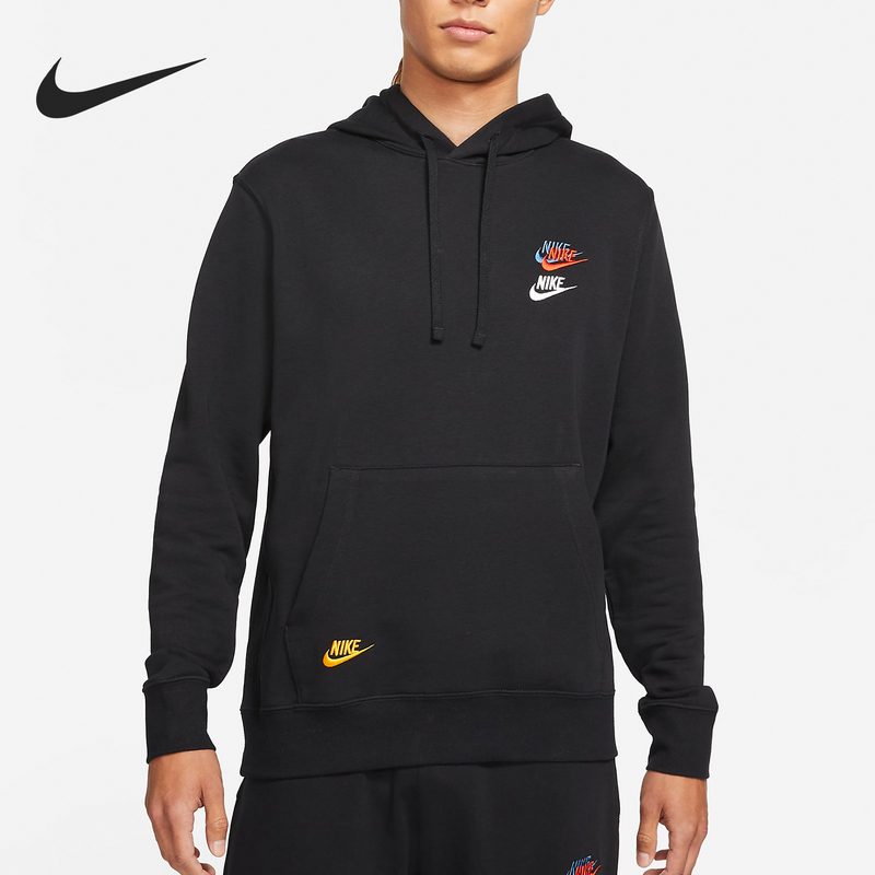 Nike/Nike Genuine Sportswear Men's French Terry Hoodie Sweatshirt Dd4667-010 Nike/Nike Genuine Sportswear Men's French Terry Hoodie Sweatshirt Dd4667-010
