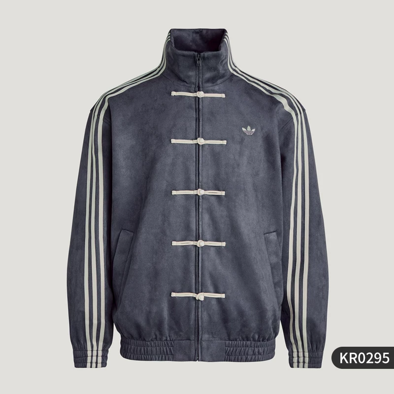 Толстовка/пиджак Adidas для мужчин и женщин для отдыха, официальный товар, свободный крой, китайский стиль