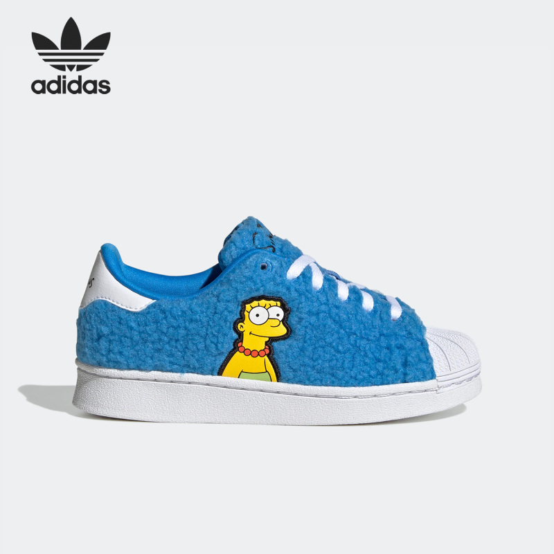 Adidas/Adidas Official Genuine Trefoil Simpson Collaboration Children's Low-Top Sneakers Gz1773 Adidas/Adidas Official Genuine Trefoil Simpson Collaboration Children's Low-Top Sneakers Gz1773