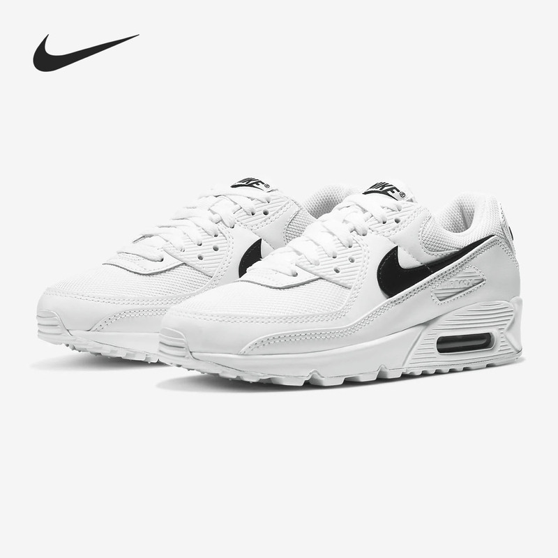 Nike Authentic Air Max 90 Women's Foam Cushion Shock Absorption Low-Top Sneakers Cq2560