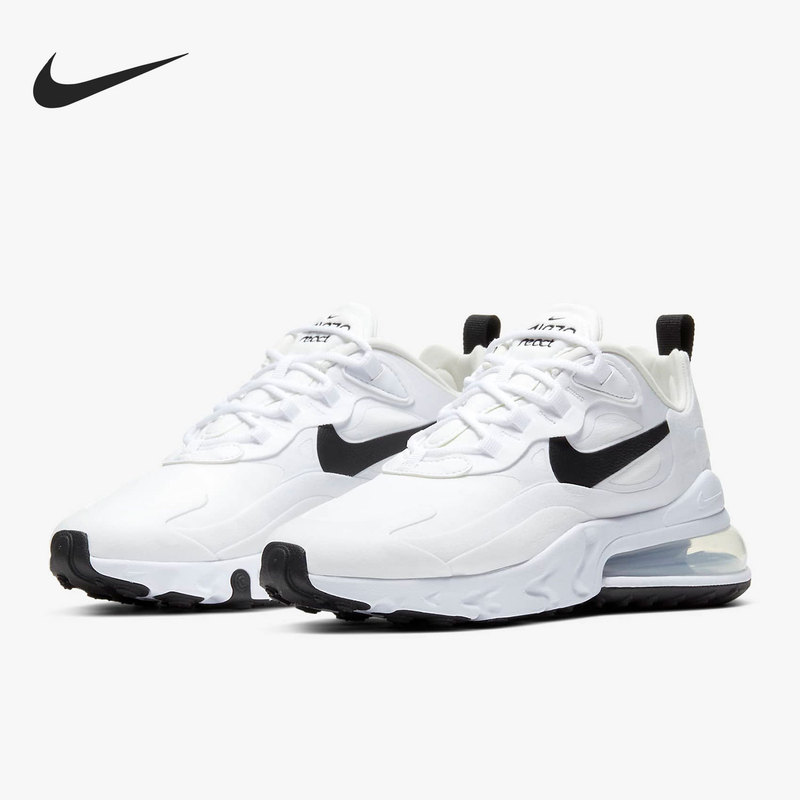 Nike Official Authentic Air Max 270 React Men's and Women's Sports Casual Shoes Ci3899-101 Nike Official Authentic Air Max 270 React Men's and Women's Sports Casual Shoes Ci3899-101