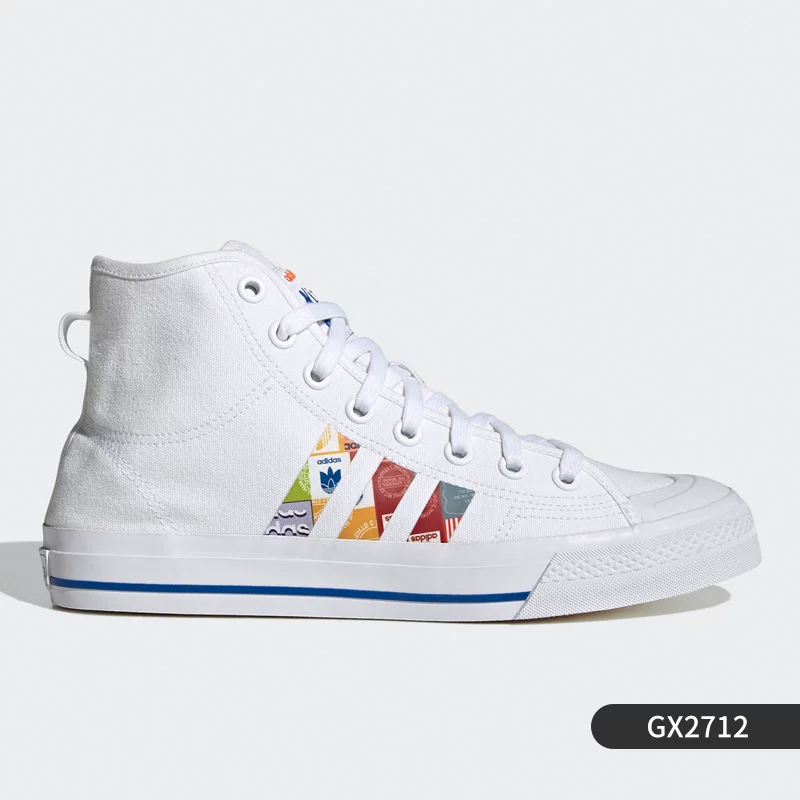 Кроссовки высокие классические повседневные мужские и женские Adidas Authentic clover NIZZA FX8497