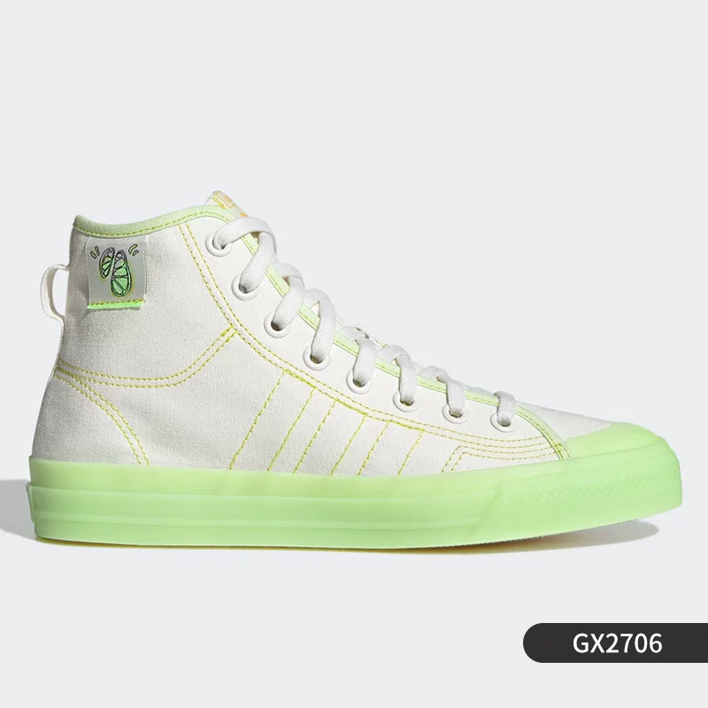 Кроссовки высокие классические повседневные мужские и женские Adidas Authentic clover NIZZA FX8497