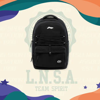 Li ning's new authentic sports life series reflective large-capacity comfortable backpack for men and women ybsu071