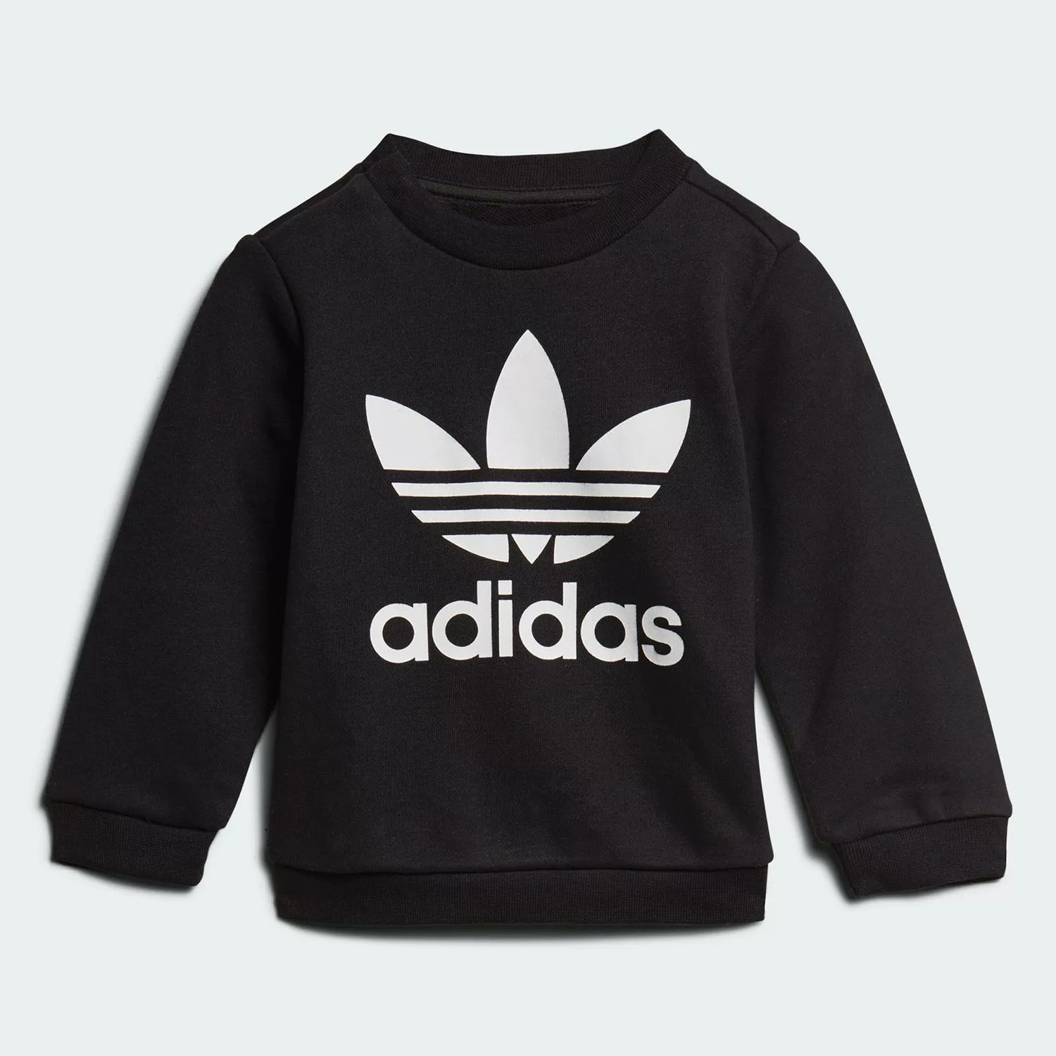 Adidas/阿迪达斯 Genuine 21 new children's three -leaf grass cotton sports two -piece set CE1159