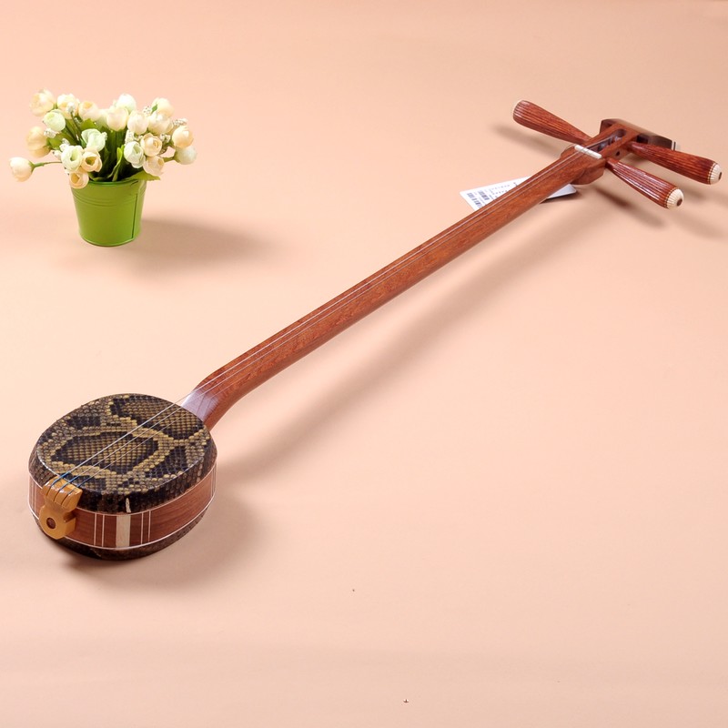 Dunhuang small three string 620 national musical instrument sour branch Wood Wood sour branch Zhen large bore piano box accessories