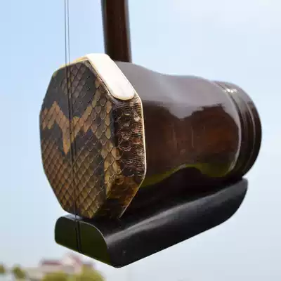 Shanghai Dunhuang erhu 05C national musical instrument cylinder erhu front and rear round acid branch wood mahogany beginner examination