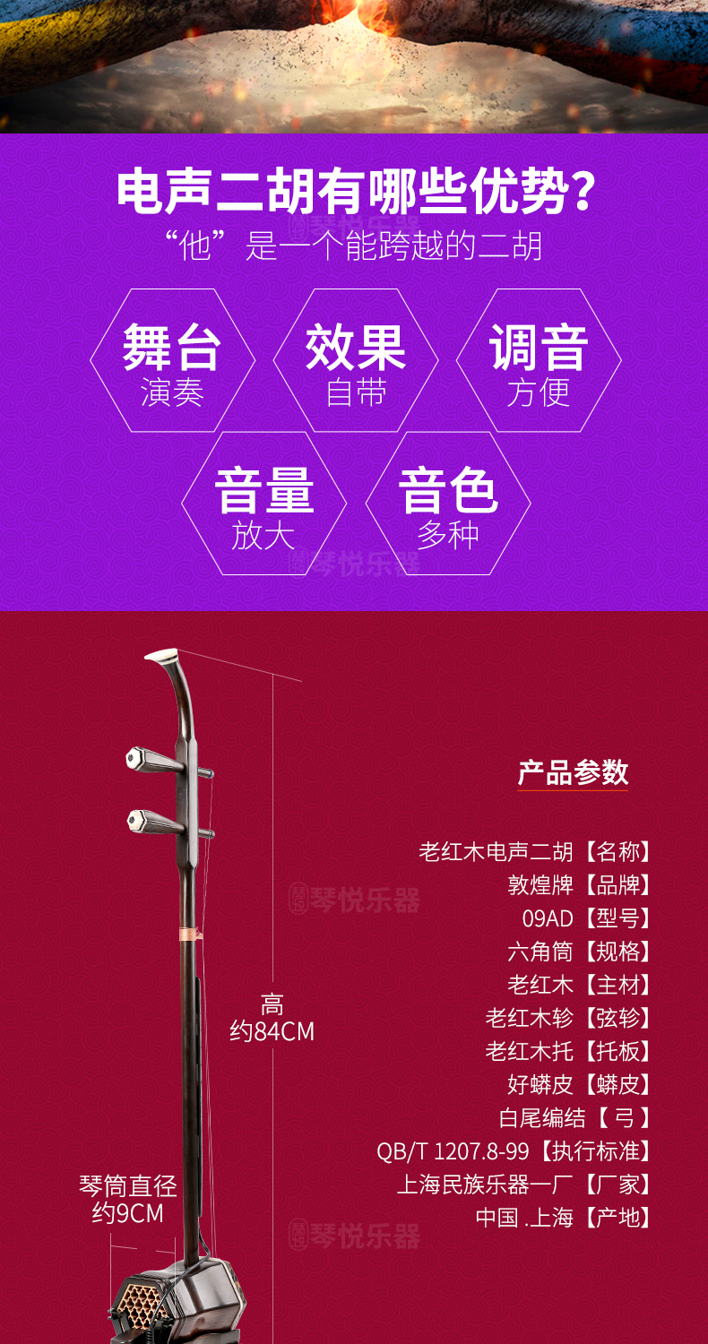 Đôn Hoàng - Roland 09AD điện âm / giai đoạn ghi âm đàn nhị nhạc cụ dân tộc kết nối trực tiếp âm thanh - Nhạc cụ dân tộc dan ty ba