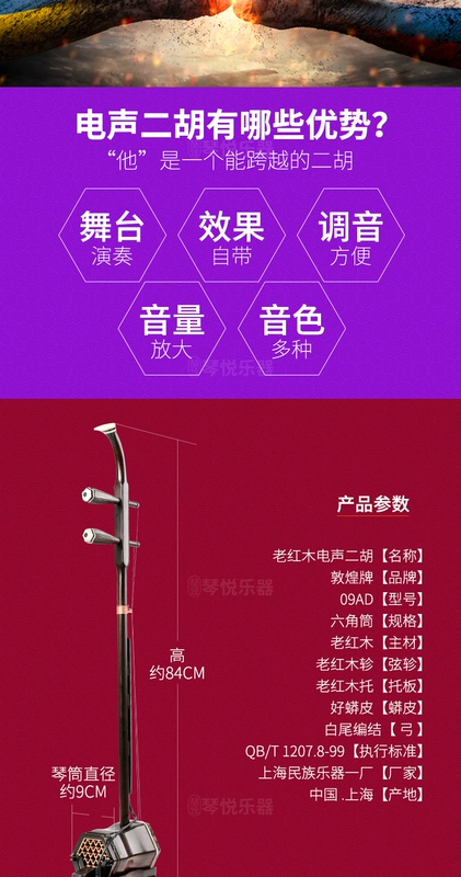 Đôn Hoàng - Roland 09AD điện âm / giai đoạn ghi âm đàn nhị nhạc cụ dân tộc kết nối trực tiếp âm thanh - Nhạc cụ dân tộc các loại đàn cổ cầm