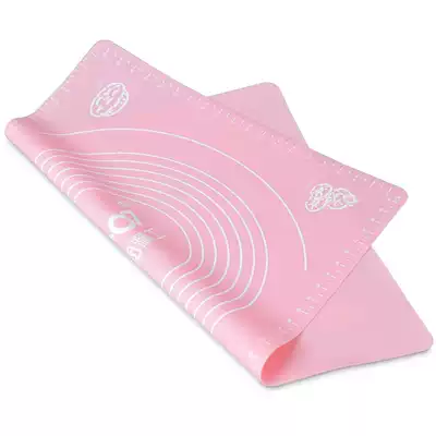 QIANTUAN Seiko baking tools Silicone with scale kneading pad Chopping board NON-slip non-stick pad 50*40CM