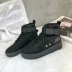 Giày cao nữ mùa hè 2018 mới hoang dã của sinh viên Hàn Quốc đường phố giày thể thao hip hop air Force one giày the thao nữ Giày cao gót