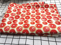 Cartoon Fabric Fine Canvas Printed Handmade Diy Fabric Sofa Cover Fabric Bag Dorm Room Table Cloth Head Red Pomelz