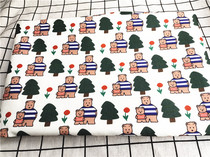 Cartoon Fabric Fine Canvas Printed Handmade Diy Fabric Sofa Cover Fabric Bag Dorm Room Table Bu Bear Dpa Bear Dpa