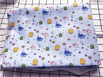 Cartoon Fabric Fine Canvas Printed Handmade Diy Fabric Sofa Cover Fabric Clad Dormitory Tablecloths Undersea World