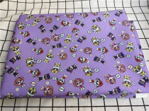 Cartoon Fabric Fine Canvas Printed Handmade Diy Fabric Sofa Cover Fabric Bags Hostel Table Cloth Hello Dogs