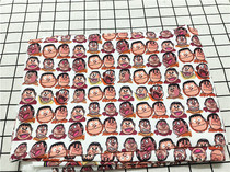 Cartoon Fabric Fine Canvas Printed Handmade Diy Fabric Sofa Cover Fabric Bag Dorm Room Table Cloth Fat Tiger Great