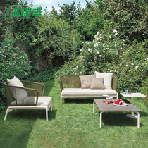 Nordic Leisure Outdoor Sofa Combined Outdoor Balcony Garden CourtyVilla Bed Waterproof Furniture