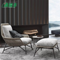 Northern Europa Teng Chair Fuji chair household recliner lazy leisure balcony parlour lounge living room vine cocktail chair foot