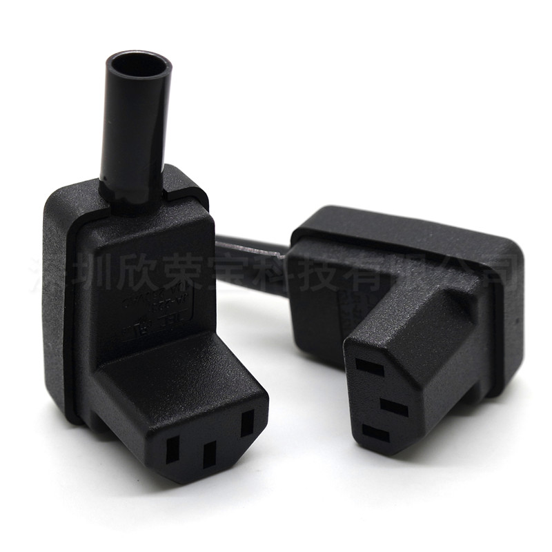 Large current pint plug female head C13 three-core power supply plug 10A250V JA-2231C connector plug