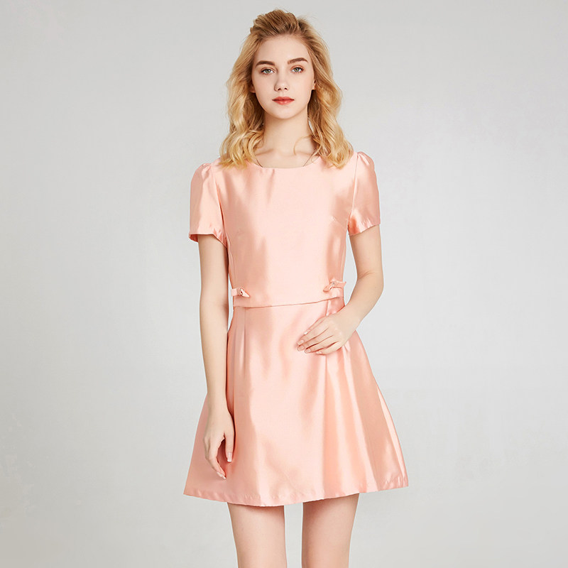 Clearance purchase#9 charm high-end FE0A0035 high quality atmospheric lace stitching dress women's summer