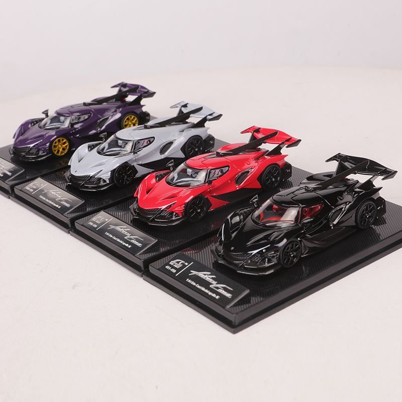 Authentic 1:64 Sun God Apollo Full Alloy Car Model Interior Decoration Boys Sports Car Gift Collection