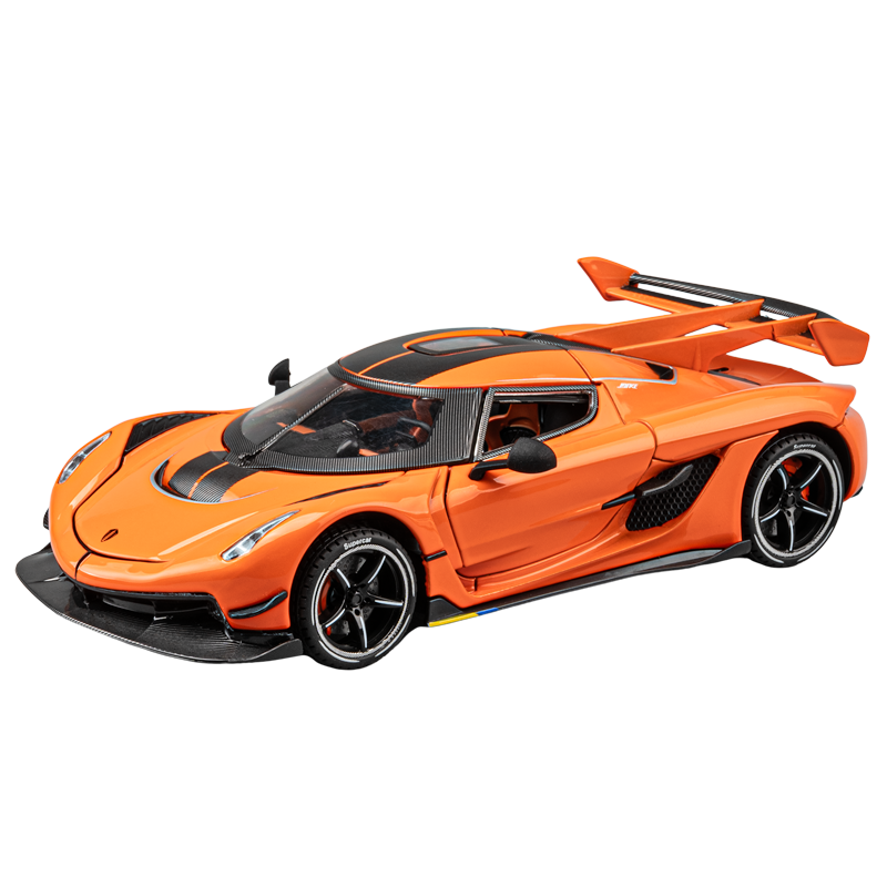 New 1:24 Koenigsegg Alloy Sports Car Artificial Car Model Interior Ornaments Steering Boy Toy Racing Car