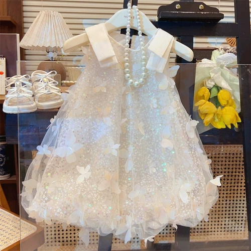 Блестки для ногтей, платье без рукавов, юбка на девочку, в корейском стиле, популярно в интернете, эффект подтяжки