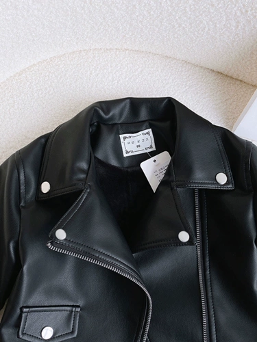 Модная демисезонная детская бархатная удерживающая тепло куртка, увеличенная толщина