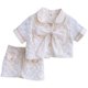 2022 summer new children's embroidery foreign style princess casual suit baby small fragrant wind skirt baby two-piece set