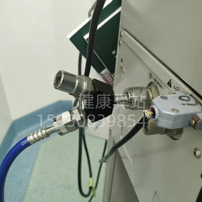 德尔格迈瑞呼吸机麻醉机机器端氧气接头一分为二公头氧气三通接头